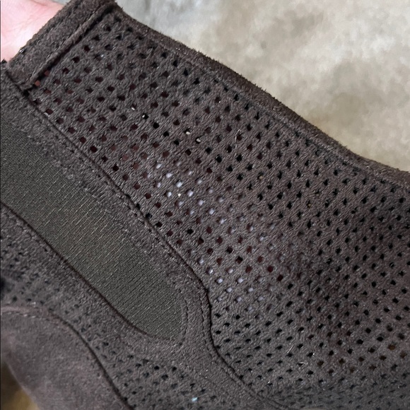 SM New York NWOB Brown Peep-Toe Heeled Shoes - Picture 3 of 11